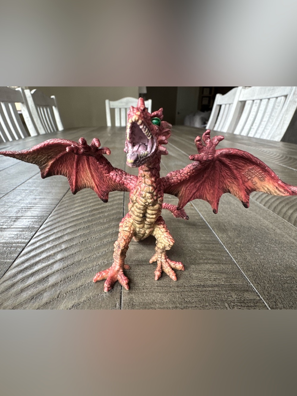 Red Dragon Mythical - Fantasy Warrior Figurine